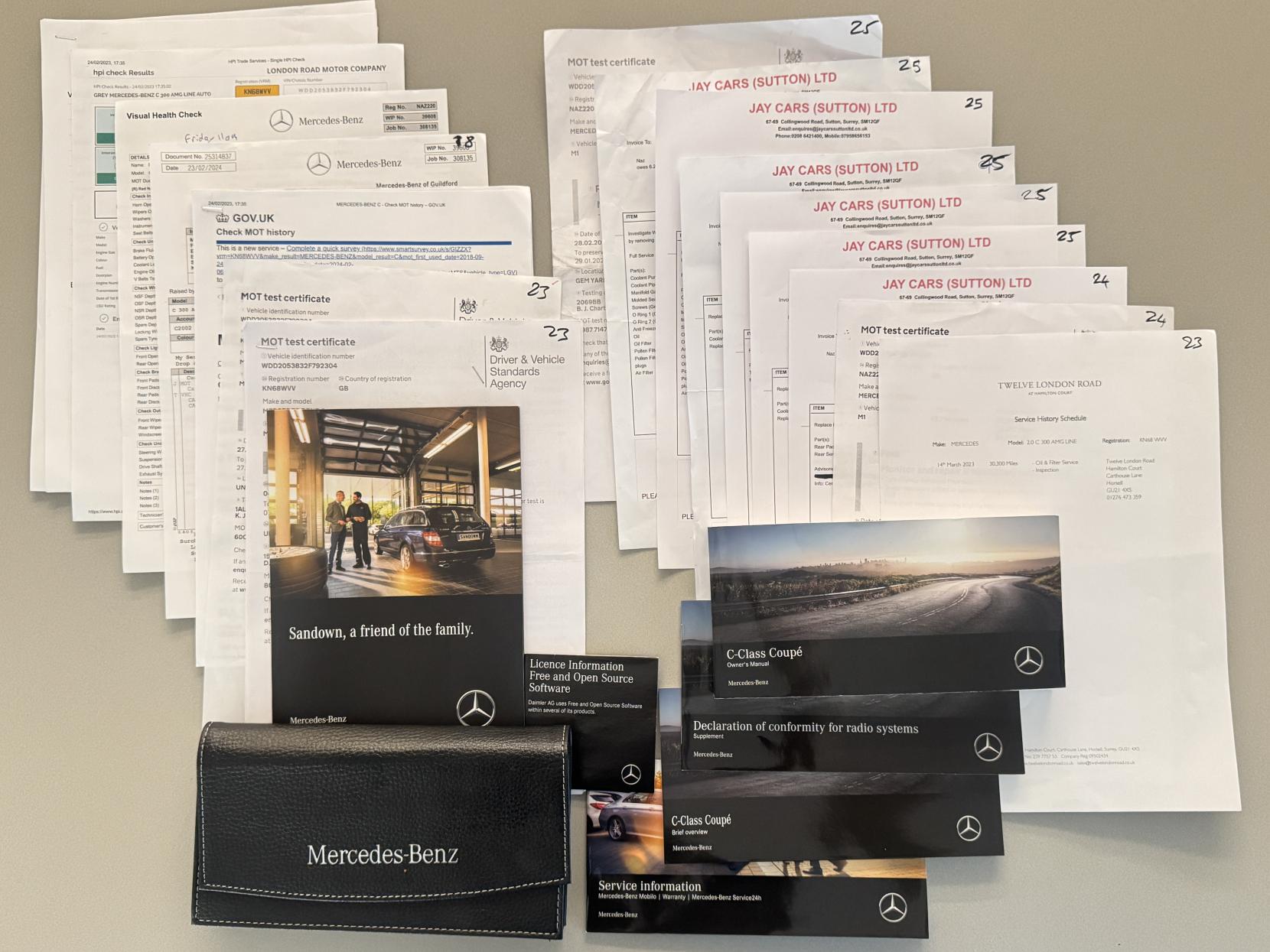 Mercedes-Benz C Class 2.0 C300 AMG Line Coupe 2dr Petrol G-Tronic+ Euro 6 (s/s) (258 ps)