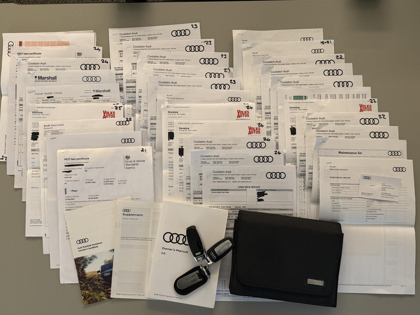 Audi A8 3.0 TDI V6 50 Saloon 4dr Diesel Tiptronic quattro Euro 6 (s/s) LWB (286 ps)