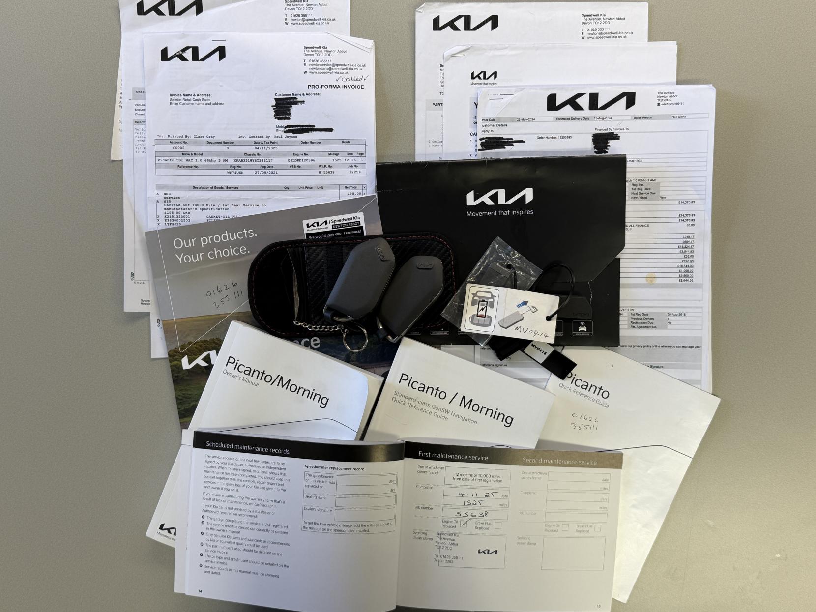 Kia Picanto 1.0 3 Hatchback 5dr Petrol AMT Euro 6 (s/s) (62 bhp)