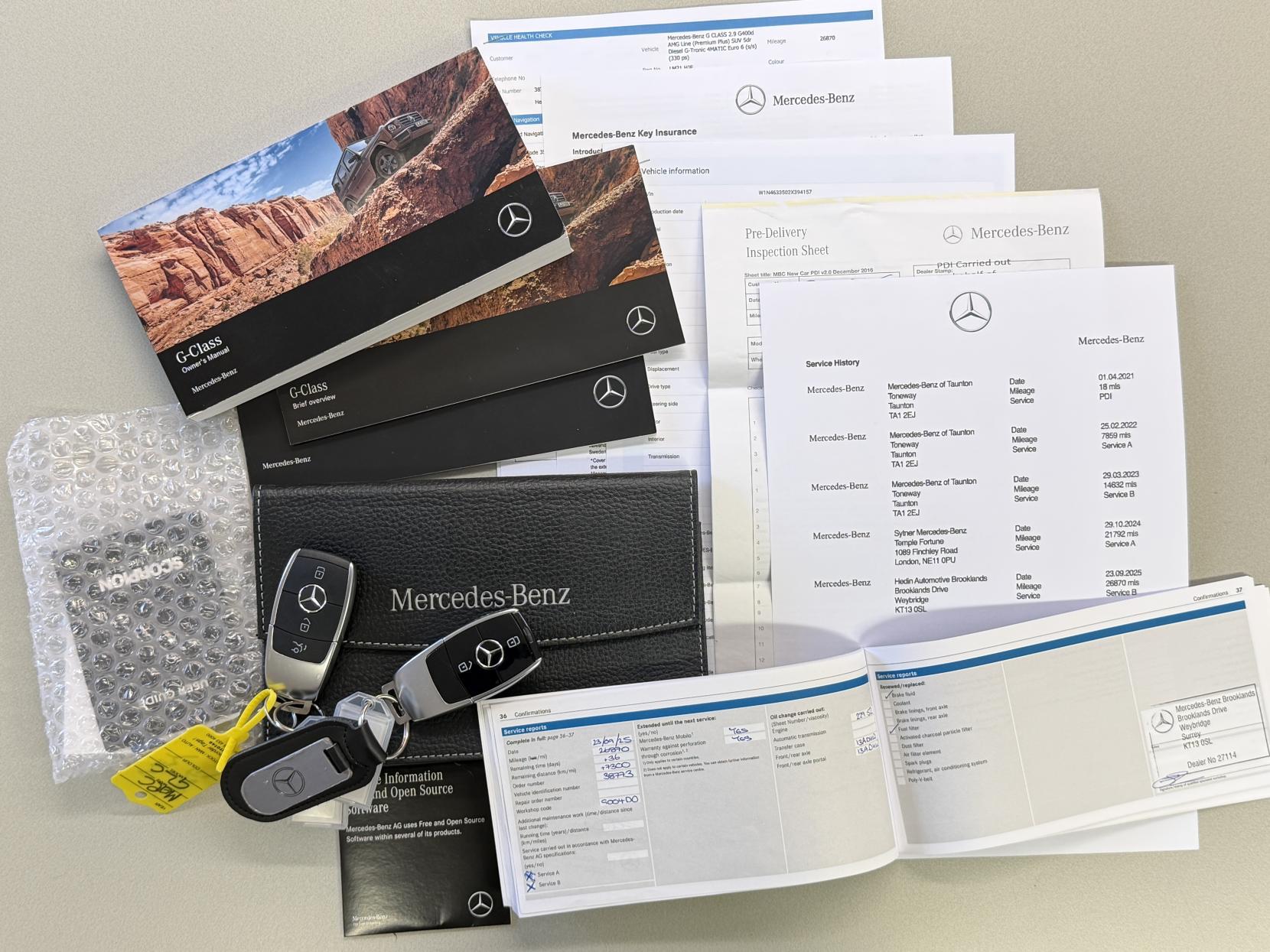 Mercedes-Benz G Class 2.9 G400d AMG Line (Premium Plus) SUV 5dr Diesel G-Tronic 4MATIC Euro 6 (s/s) (330 ps)